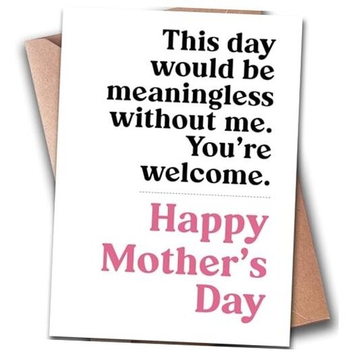 Funny Mother's Day Cards for Mom from Daughter & Son | Mom Card | Mother's Day