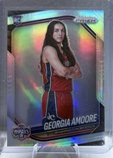 Georgia Amoore 2025 Panini Prizm WNBA #103 Silver Prizm Rookie Mystics RC
