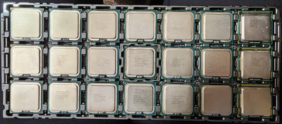 Lot LGA775 CPUs Xeon Quad SLBBS SLBBC SLANW + Core 2 Duo SL9T9 Tested and MORE