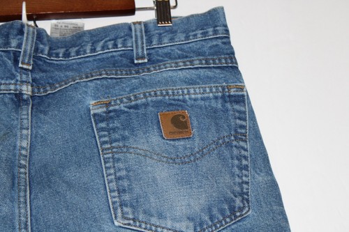 Carhartt B280 PRW Traditional Fit Denim Jeans Men's 36x32 - Picture 6 of 10