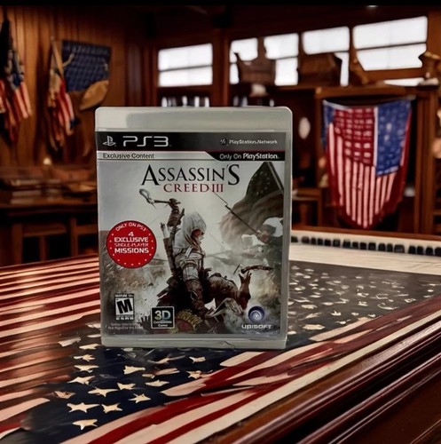 Assassin's Creed III (Sony PlayStation 3, PS3) Complete Fast Shipping - Picture 1 of 3