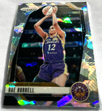 2024 Panini Prizm WNBA Basketball Rae Burrell Los Angeles Sparks Cracked Ice #62