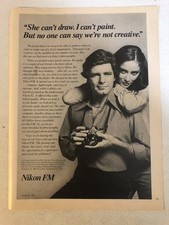 1978 Nikon Fm Camera Vintage Print Ad Advert Dpa1