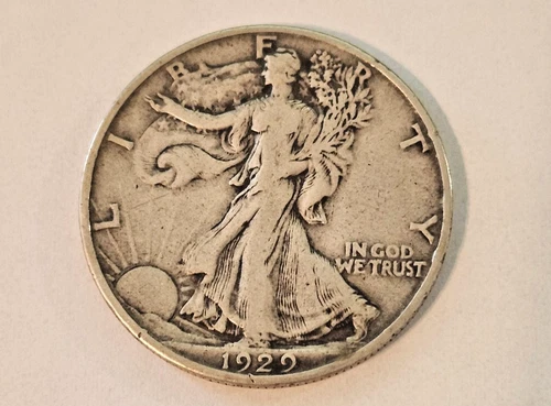 1929-D Walking Liberty Half Dollar, VF++ to XF,  Better Date