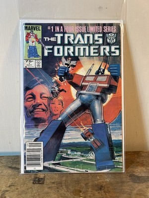 The Transformers #1 (1984) Marvel Comics - Newsstand Edition - 1st App Rare VF