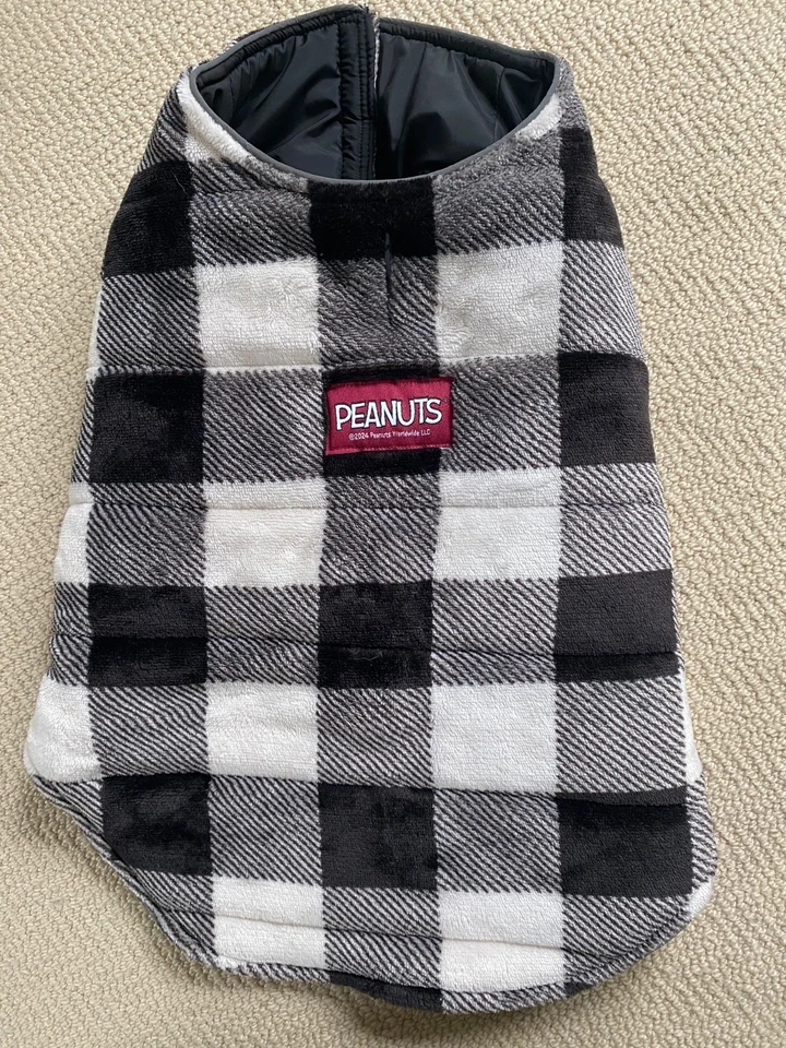 Personaje Cacahuetes, Abrigo de Invierno de Invierno Polar a Cuadros Búfalo Reversible, Mediano Foto 3 de 4