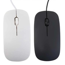 Wired Computer Mouse Basic Slim USB Thin For Window OS/Mac iOS PC Laptop Desktop