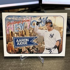 2022 Topps Archives Aaron Judge Oversized Box Topper Post Card OPC-15 Yankees
