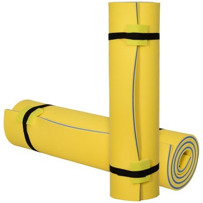 Yellow Floating Water Mat, Float Pad, Used in Lake Pool Water Beach Sea Ocean