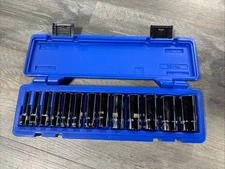 Cornwell Tools CBP2L 13pc 3/8" Drive SAE Deep Chrome Socket Set, 6 Point, NOS