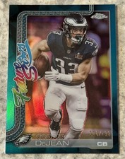 Cooper Dejean Future Stars Topps Chrome Green Colormatch /199 2025