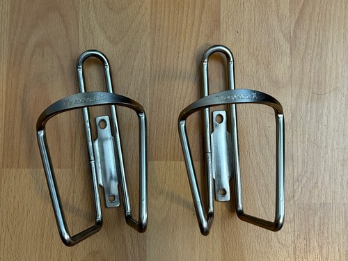 TranzX Water Bottle Cage x 2 ( Pair ) Vintage 90s MTB Mountain Bike 62g each - Picture 2 of 7