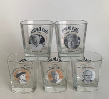 Glas Jack Daniels Whiskey Master Destiller Nr. #2 #3 #4 #5 #6 Sammler Sammlung