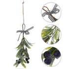 Holiday Swag Faux Berry Branches Artificial Leaves for Decoration