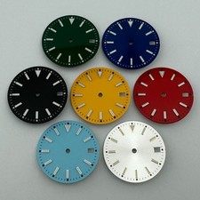 28.5mm Dial Sterile Luminous Fit NH35/NH36 Movement Blue Black Green Yellow Red