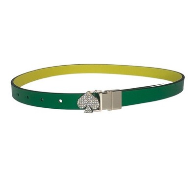 Kate Spade New York pavé spade reversible leather belt SMALL 