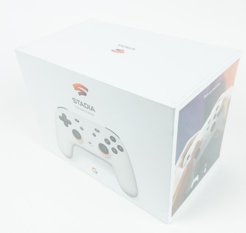 Google Stadia Premiere Edition Controller White + Chromecast Ultra New Sealed - Picture 2 of 9