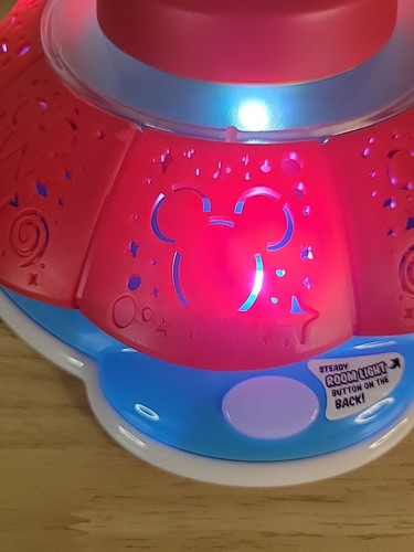 Disney MICKEY MOUSE Talking Musical Sing Glow Rotating Designs Night Light Works - Picture 15 of 20