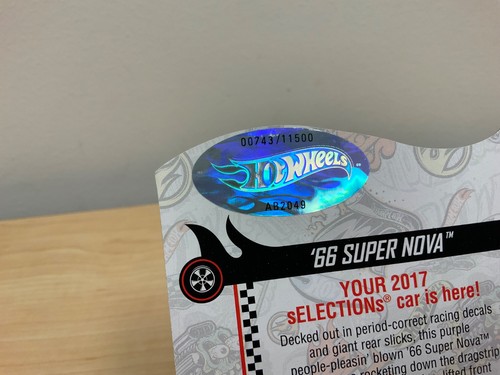 Hot Wheels 2017 RLC sELECTIONs Spectraflame Purple '66 Super Nova Gasser MONMC - Imagen 9 de 9