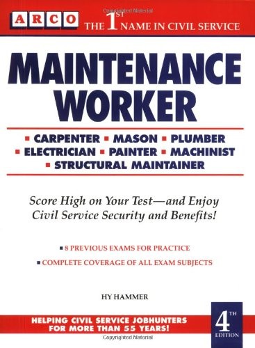 Maintenance Workers Exam, 4th ed (Maintenance Worker : Mechanica - Imagen 1 de 1