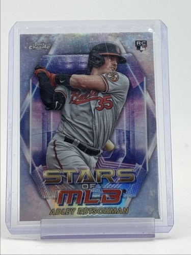 ADLEY RUTSCHMAN 2023 TOPPS CHROME STARS OF MLB ROOKIE REFRACTOR RC Q1300