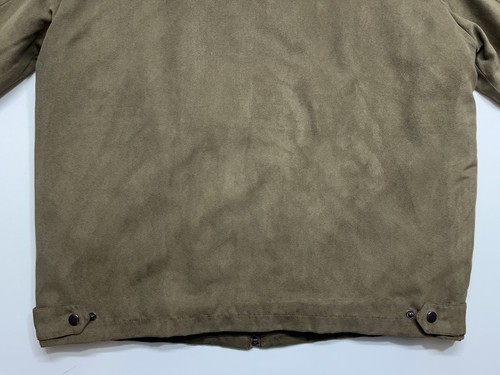 St. John's Bay Bomber Jacket Mens Size Large Full Zip Brown Faux Suede NWOT - Picture 15 of 16