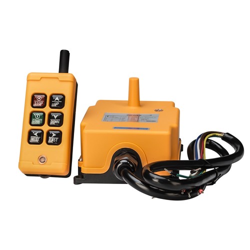 Polipasto de radio grúa eléctrica inalámbrica con control remoto industrial HS-6 de 6 teclas - Imagen 10 de 11