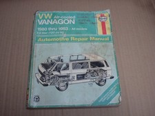 1980 thru 1983 VW Vanagon Repair Manual