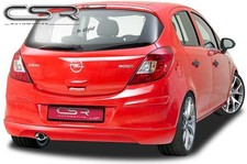 Heck Ansatz Einsatz Spoiler Tuning Diffusor für Opel Corsa D HA077