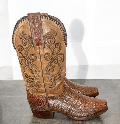 LUCCHESE BODY HORNBACK CAIMAN BOOT GY1003 AKTUELL TOP ZUSTAND GRÖSSE 9,5 - Bild 6 von 13