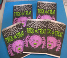 5 VINTAGE HALLOWEEN PAPER GOODIE BAGS COLORFUL UNUSED CRAFTING #S