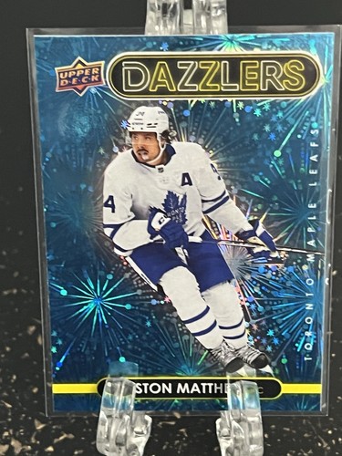 AUSTON MATTHEWS--2021-22 UPPER DECK--BLUE DAZZLERS--MAPLE LEAFS--FREE SHIPPING