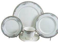 Lenox Spring Vista Bone China 5-Piece Set Dinner Salad Bread Plate Saucer & Cup