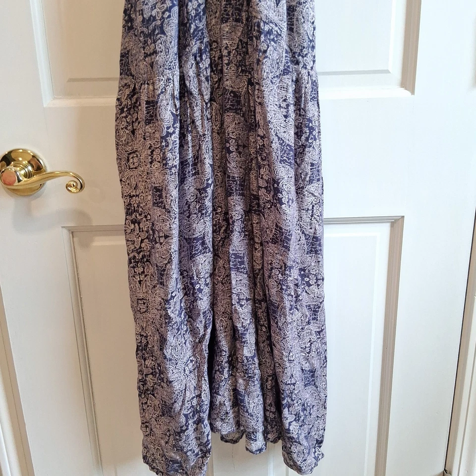 Maxi Vestido Babydoll Y2K Rue 21 Para Mujer Talla M Púrpura En Niveles Boho Volantes Femenino Foto 3 de 4