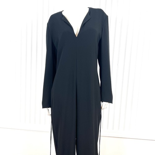 Rag & Bone Women's Size 12 Jumpsuit Black Long Sleeve Pockets - Picture 10 of 18