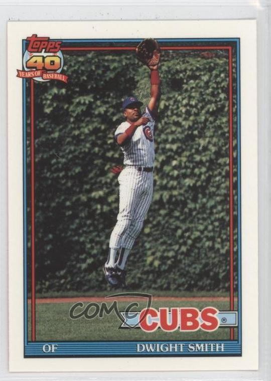 1991 Topps Factory Set Collector's Edition (Tiffany) Dwight Smith #463 0j0