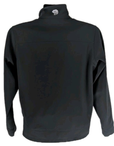 Mountain Hardwear Synchro Softshell Jacket Men’s S Black OM4469 Full Zip Fleece - Picture 3 of 10