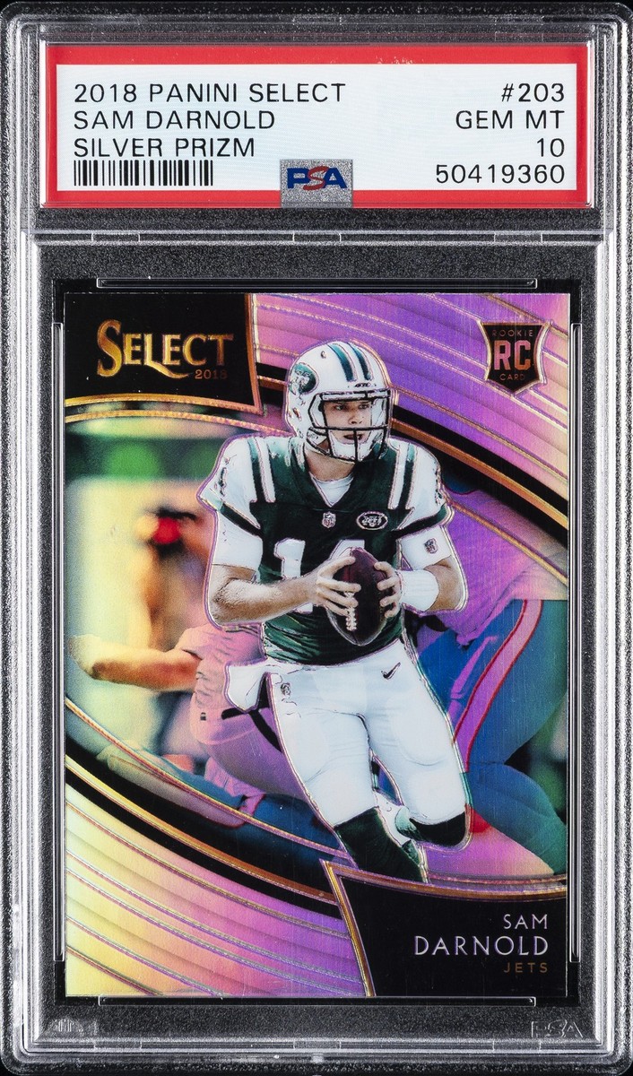 ケイム、ザンドウニ通り、希少画集画、版上サイン入 新品額付 2018 PANINI SELECT SILVER PRIZM #203 SAM DARNOLD PSA 10 | eBay