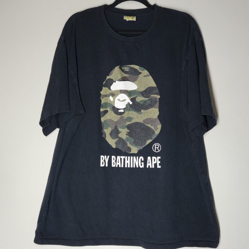 BAPE Camo Big Ape Head T-Shirt Gr. 3XL schwarz A Bathing Ape Einzelnaht