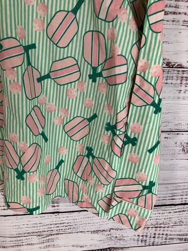 8 OAK LANE Pickleball Pajama Pants Set Pink Green Women’s Size XS/S - Picture 23 of 23