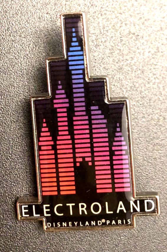 Disney pin 131860 Electroland Disneyland Paris 2018 skyline castle electro party