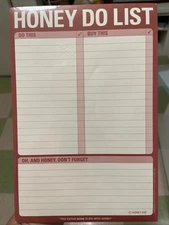 Pier One Imports NOS Honey Do List Note Pad Knock Knock