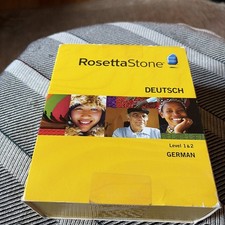 Rosetta Stone Deutsch / German Levels 1, 2 Version 3 NO HEADSET w/ Serial