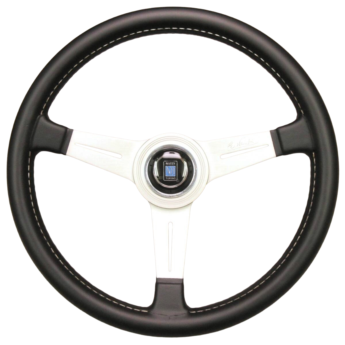 NARDI ハンドル NARDI Classic Leather Steering Wheel 360mm Silver JDM Mazda MX5