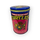 VTG TMNT Metal Tin 1990 Teenage Mutant Ninja Turtles Bubble Bath Salts 10 oz