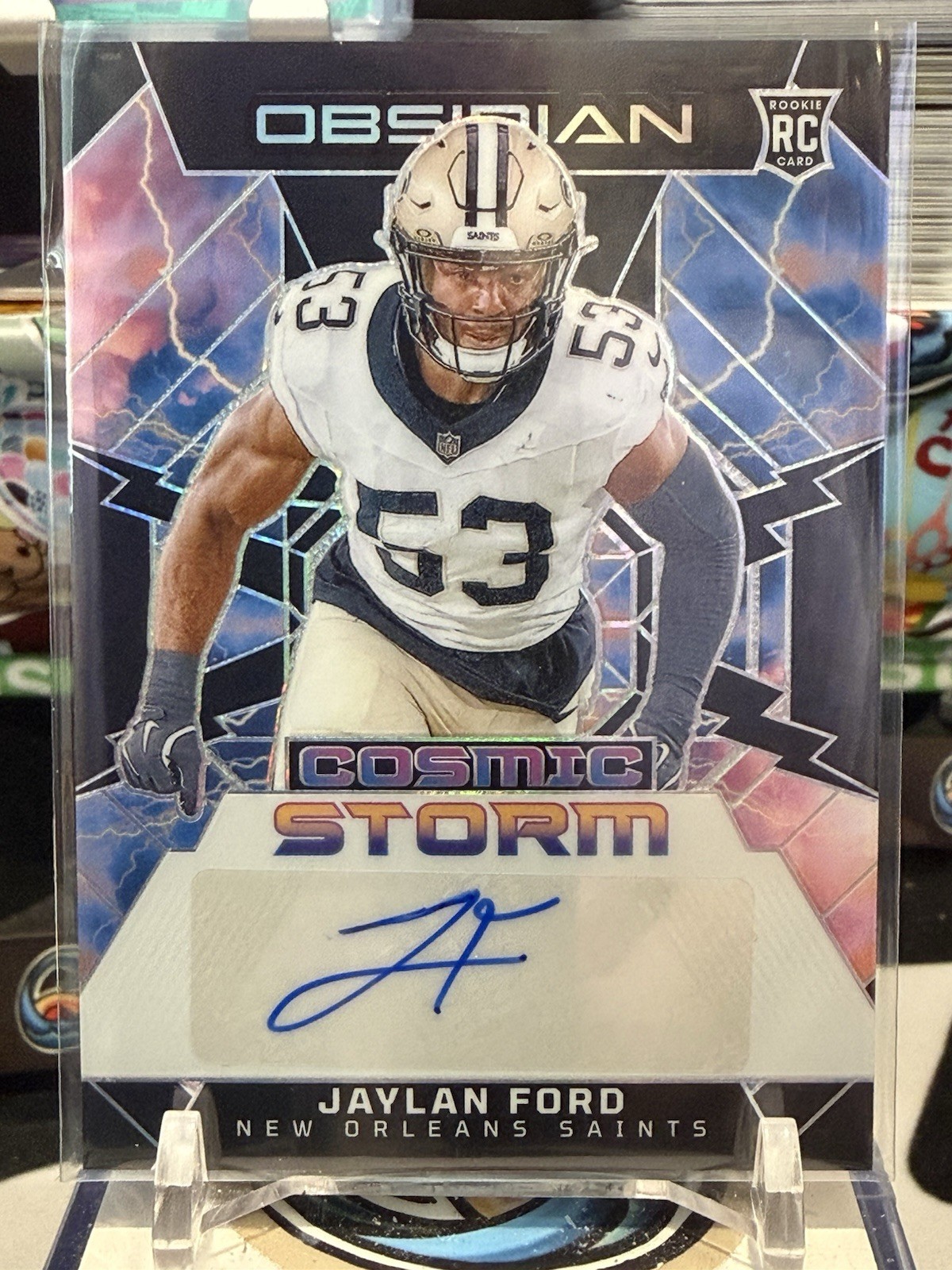 Jaylan Ford Panini Obsidian Cosmic Storm Signatures #CSSJFD Base