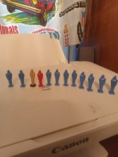 Vintage Russian Soldiers Lot of 12 Plastic Toy Soldiers 1 3/8 Tall