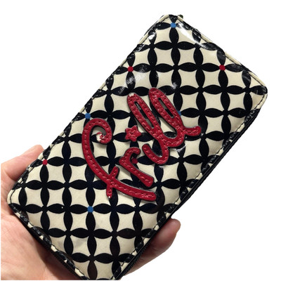 Vera Bradley Frill Zip Around Vinyl 4 Color Pens & Dividers Pen Holder Wallet