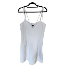 Zara sweetheart neckline mini dress Womens size Large NWT