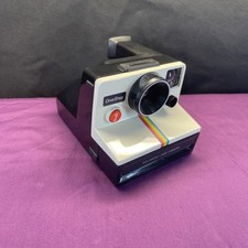 Vintage Polaroid One Step Land Camera Rainbow Stripe SX-70 UNTESTED